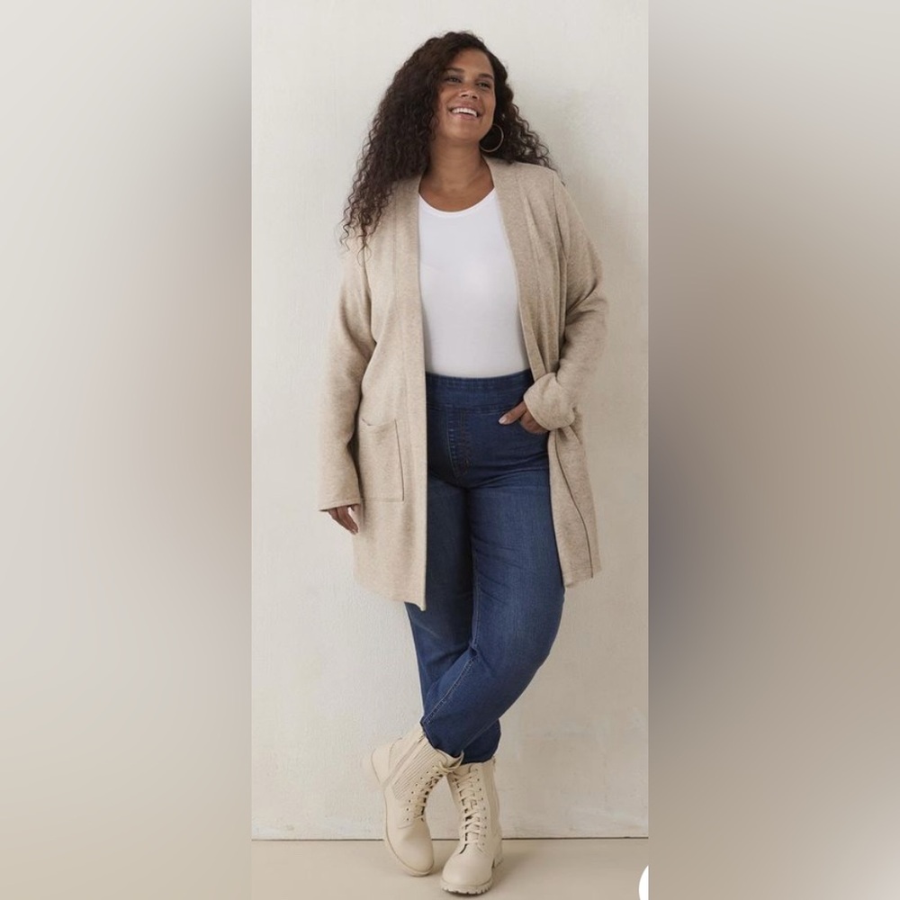 Size 22 pull on stretch jeans elastic waist SAVVY Ingenious
